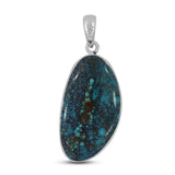 Tibetan Turquoise 925 Sterling Silver Pendant