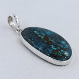 Tibetan Turquoise 925 Sterling Silver Pendant