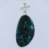 Tibetan Turquoise 925 Sterling Silver Pendant