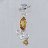 Garnet 925 Sterling Silver Pendant