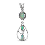 Blue Topaz 925 Silver Pendant