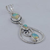 Blue Topaz 925 Silver Pendant