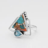 Dendritic Opal Silver Ring