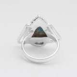 Dendritic Opal Silver Ring