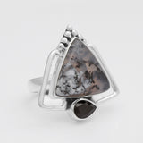 Dendritic Opal Silver Ring