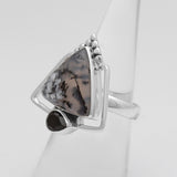 Dendritic Opal Silver Ring