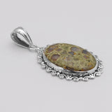 925 Silver Tasmanian Serpentine Pendant