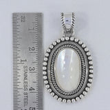 925 Silver Osmania Mabe Pearl Pendant