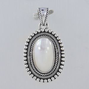 925 Silver Osmania Mabe Pearl Pendants