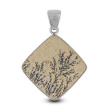 925  Sterling Silver Russian Dendritic Pendant