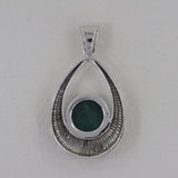 925 Sterling Silver Larimar Pendant