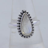 Blush Quartz Sterling Silver Ring