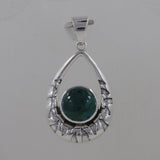 925 Sterling Silver Larimar Pendant