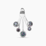 Mystic Quartz Silver Pendants