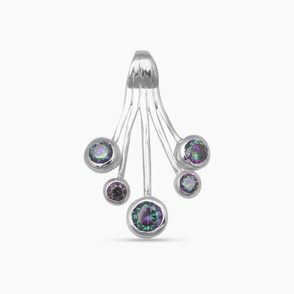 Mystic Quartz Silver Pendants