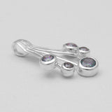 Mystic Quartz Silver Pendants