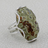 Turquoise Spiny Oyster 925 Sterling Silver Handmade Ring