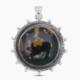 Ocean Jasper Silver Pendants