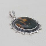 Ocean Jasper Silver Pendants