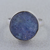 Natural Tanzanite Sterling Silver Ring