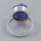 Natural Tanzanite Sterling Silver Ring