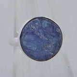 Natural Tanzanite Sterling Silver Ring