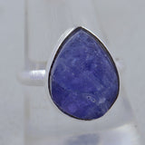 Natural Tanzanite Sterling Silver Ring