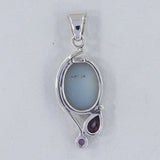 Titanium Druzy 925 Silver Pendant