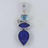 925 Silver Lapis Lazuli Pendant