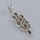 925 Sterling Silver Smoky Quartz Pendants