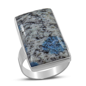 K2 Jasper Gemstone Sterling Silver Ring