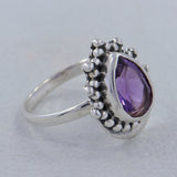 Mystic Quartz Gemstone Silver Ring