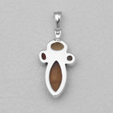 Tiger Eye Silver Pendants