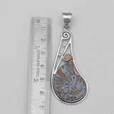 925 Sterling Silver Ammonite Pendants