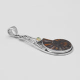 925 Sterling Silver Ammonite Pendants