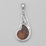 925 Sterling Silver Ammonite Pendants
