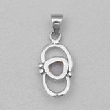 925 Silver Herkimer Quartz Pendants
