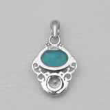 Amazonite Silver Pendants