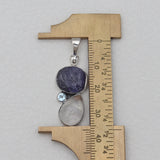 Rainbow Moonstone Silver Pendants