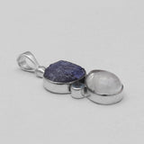 Rainbow Moonstone Silver Pendants