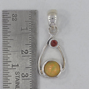 925 Silver Ethiopian Opal Pendants