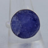 Raw Tanzanite Silver Ring