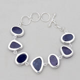 Tanzanite Silver Bracelet