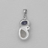 Rainbow Moonstone Silver Pendants