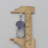 Rainbow Moonstone Silver Pendants