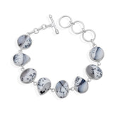 Dendritic Opal Silver Bracelet