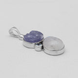 Rainbow Moonstone Silver Pendants