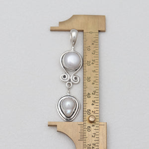 South Sea Pearl Silver Pendants