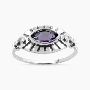 925 Sterling Silver Garnet Rings
