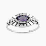 925 Sterling Silver Garnet Rings